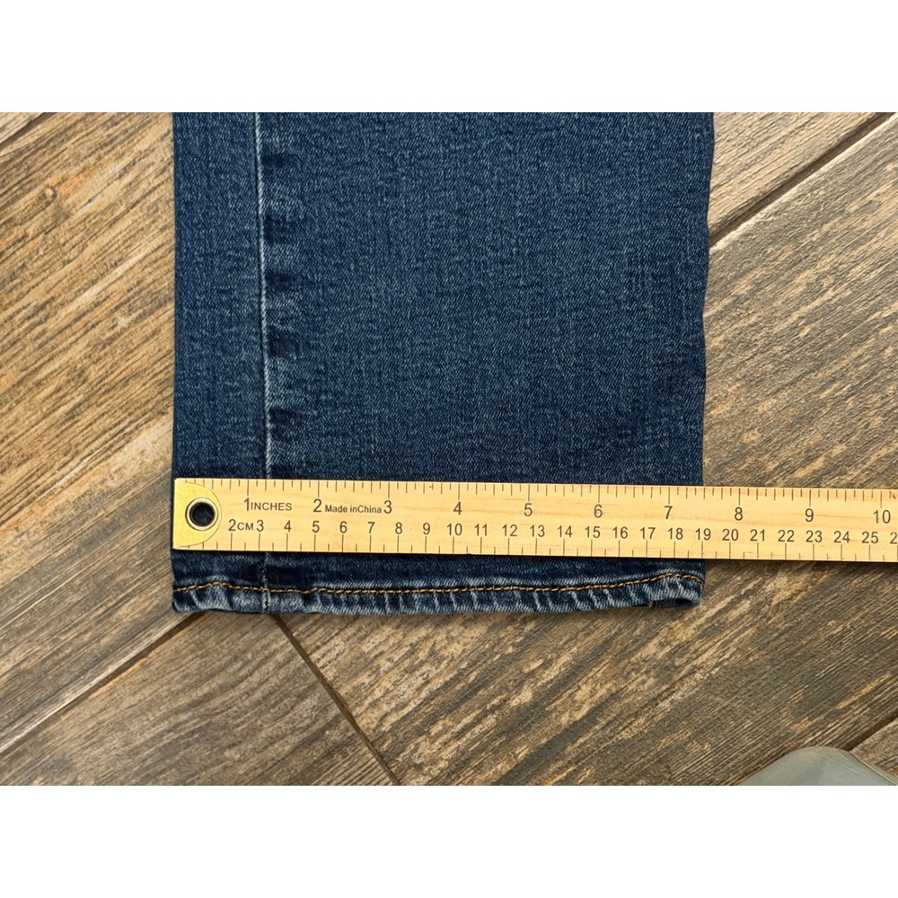 Levis 501 Original Fit Blue Straight Leg Button Fly Jeans 34x34 (34x32) Western - Picture 10 of 12